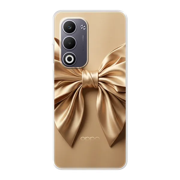 Champagne Satin Origami Bow Case