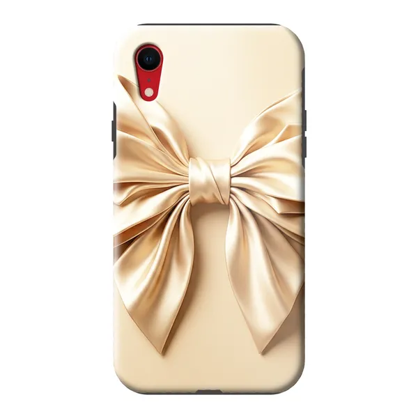 Champagne Satin Origami Bow Case