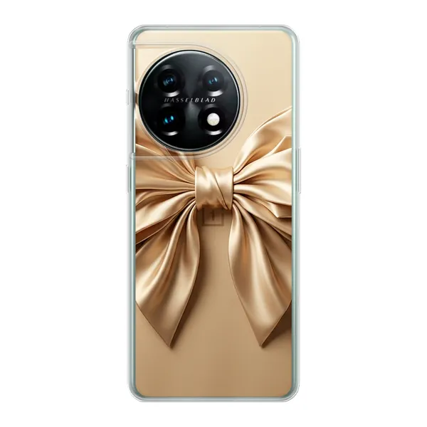 Champagne Satin Origami Bow Case