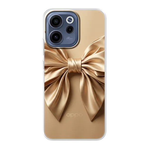 Champagne Satin Origami Bow Case