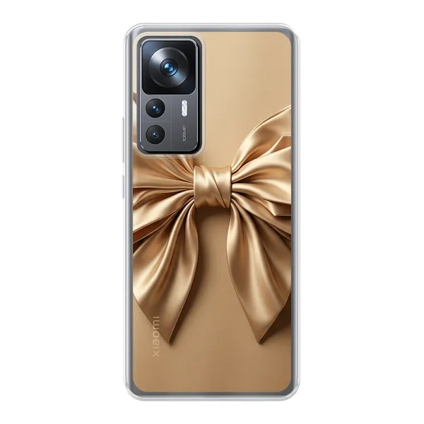 Champagne Satin Origami Bow Case