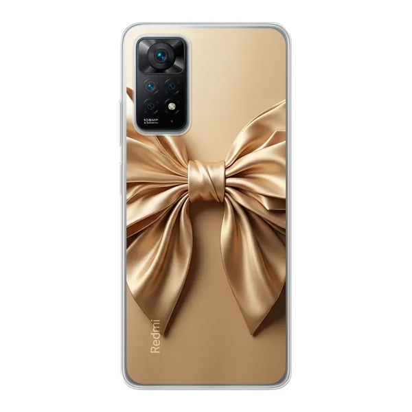 Champagne Satin Origami Bow Case