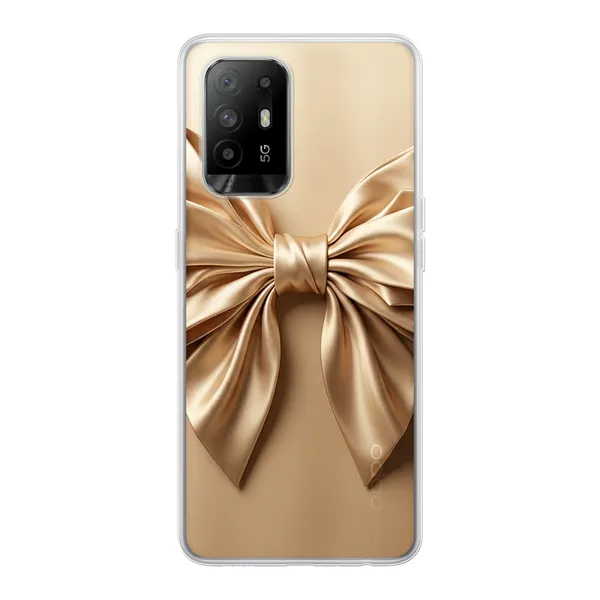 Champagne Satin Origami Bow Case