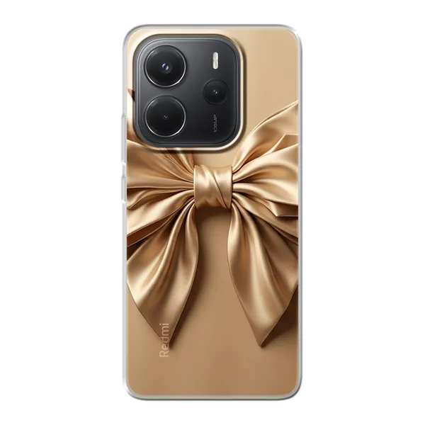 Champagne Satin Origami Bow Case