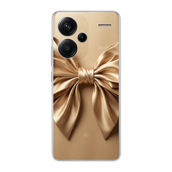Champagne Satin Origami Bow Case
