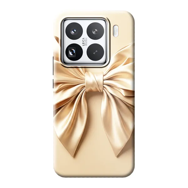 Champagne Satin Origami Bow Case