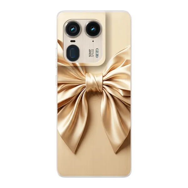 Champagne Satin Origami Bow Case