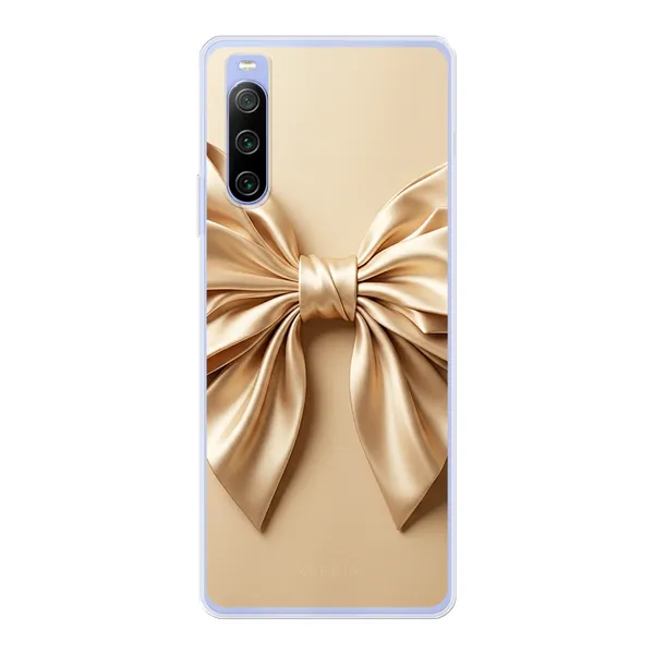 Champagne Satin Origami Bow Case