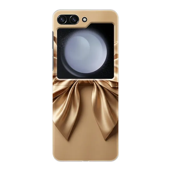 Champagne Satin Origami Bow Case