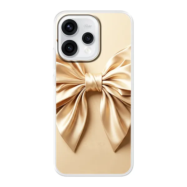 Champagne Satin Origami Bow Case