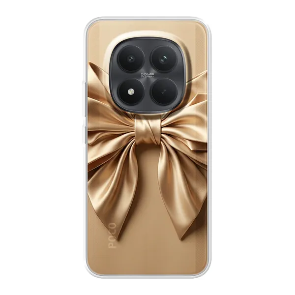 Champagne Satin Origami Bow Case