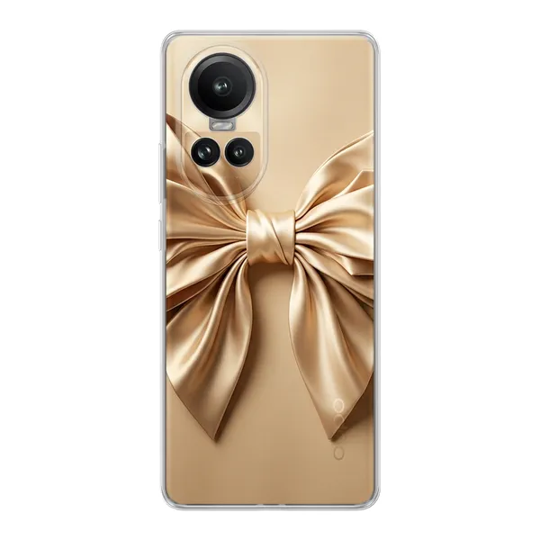 Champagne Satin Origami Bow Case