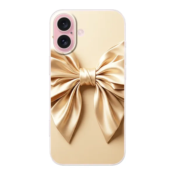 Champagne Satin Origami Bow Case