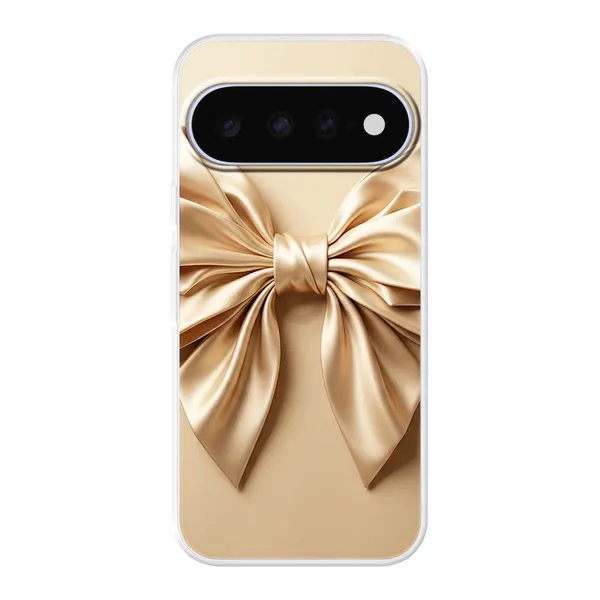 Champagne Satin Origami Bow Case