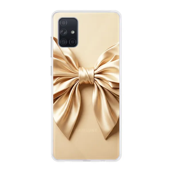 Champagne Satin Origami Bow Case