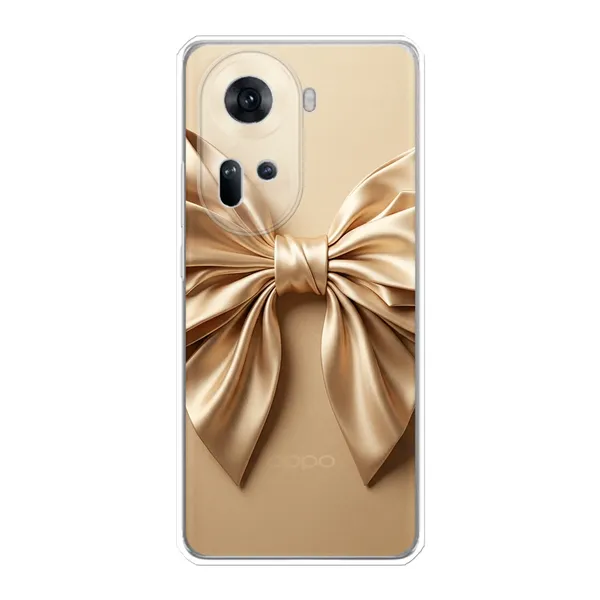 Champagne Satin Origami Bow Case