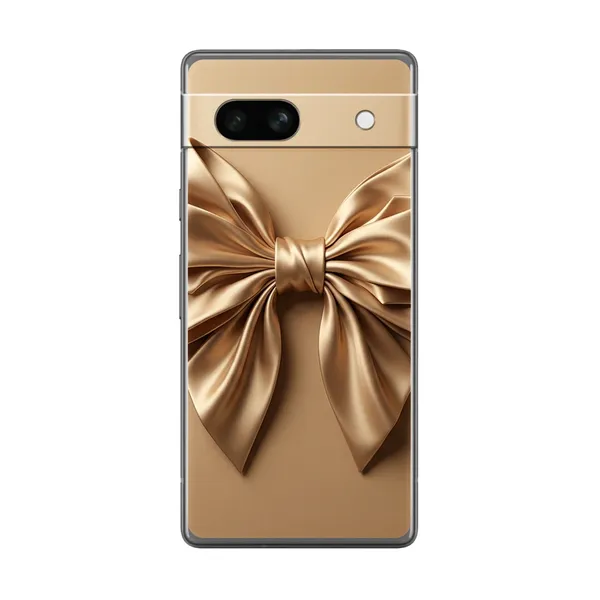 Champagne Satin Origami Bow Case