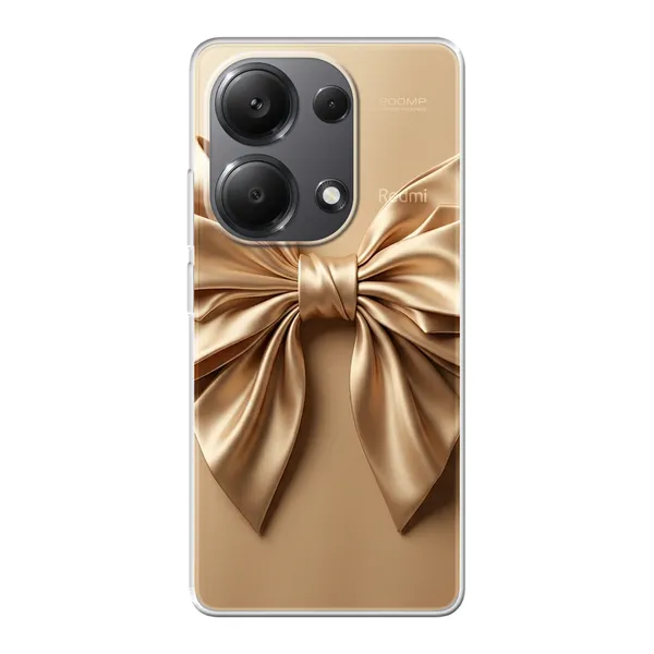 Champagne Satin Origami Bow Case