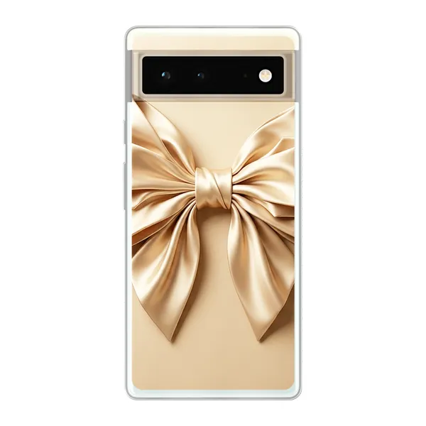Champagne Satin Origami Bow Case