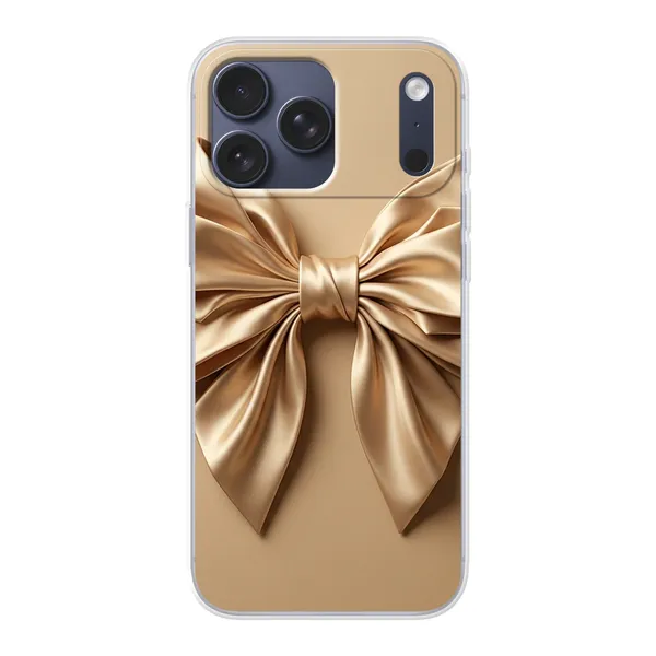 Champagne Satin Origami Bow Case