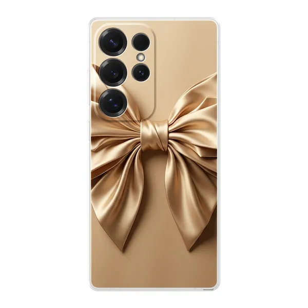 Champagne Satin Origami Bow Case