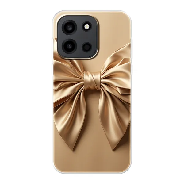 Champagne Satin Origami Bow Case