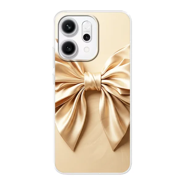 Champagne Satin Origami Bow Case