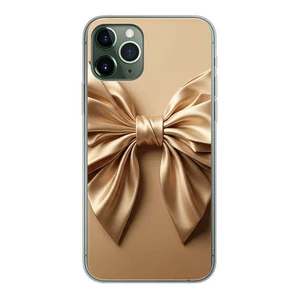 Champagne Satin Origami Bow Case