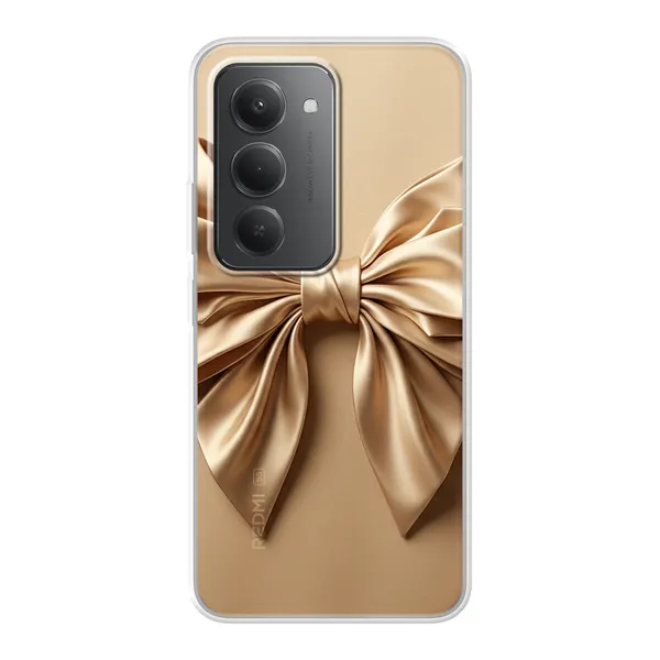 Champagne Satin Origami Bow Case