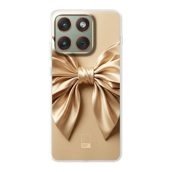 Champagne Satin Origami Bow Case