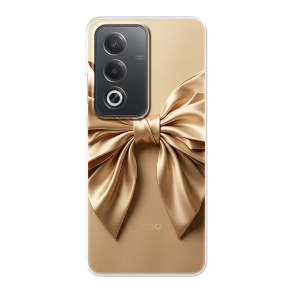 Champagne Satin Origami Bow Case