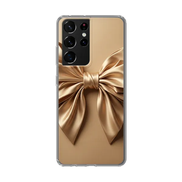 Champagne Satin Origami Bow Case