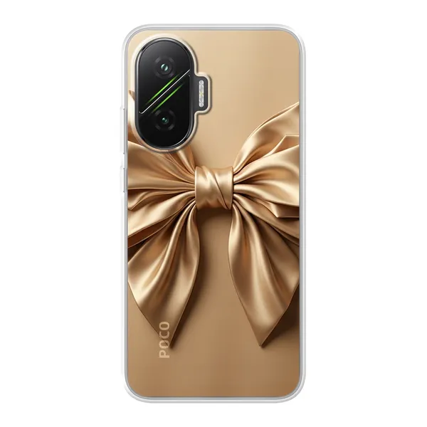 Champagne Satin Origami Bow Case