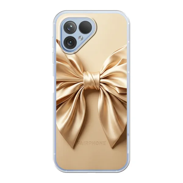 Champagne Satin Origami Bow Case
