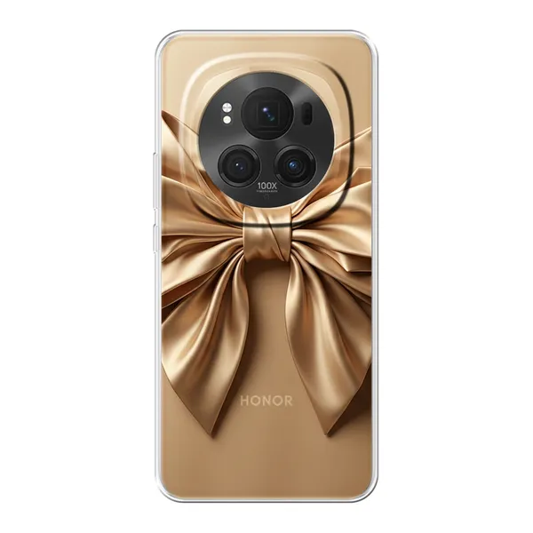 Champagne Satin Origami Bow Case
