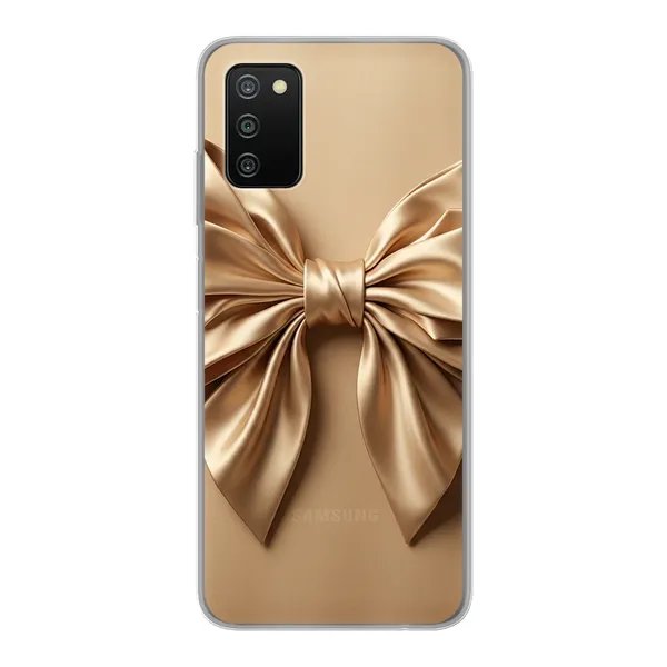 Champagne Satin Origami Bow Case