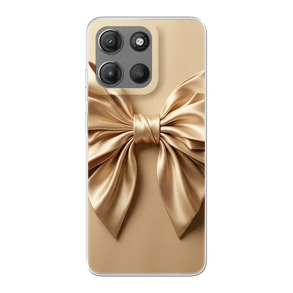 Champagne Satin Origami Bow Case