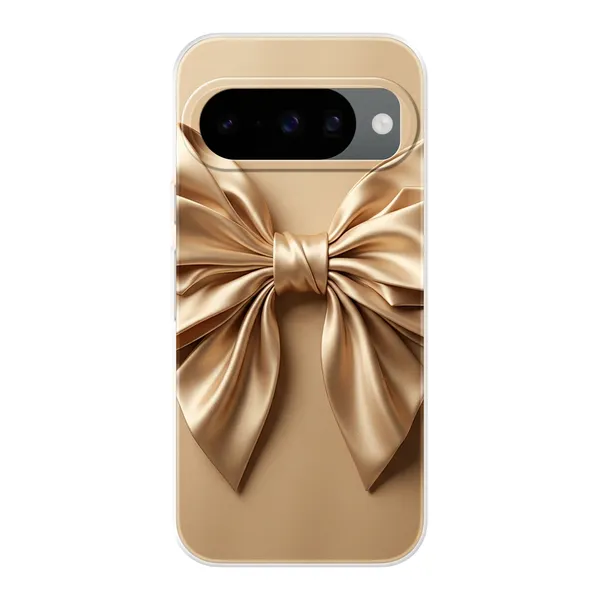 Champagne Satin Origami Bow Case