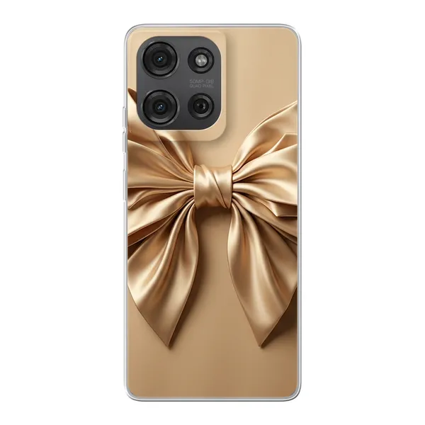 Champagne Satin Origami Bow Case