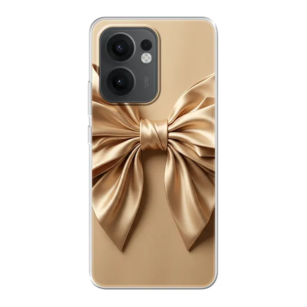 Champagne Satin Origami Bow Case