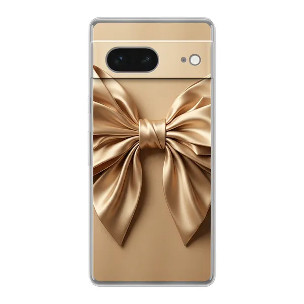 Champagne Satin Origami Bow Case