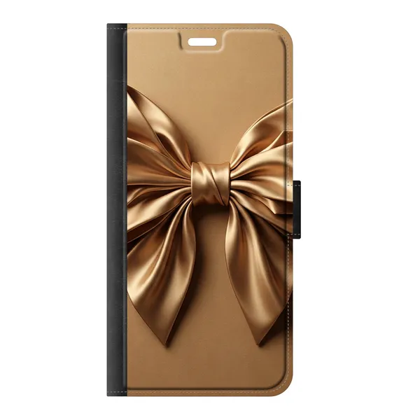 Champagne Satin Origami Bow Case