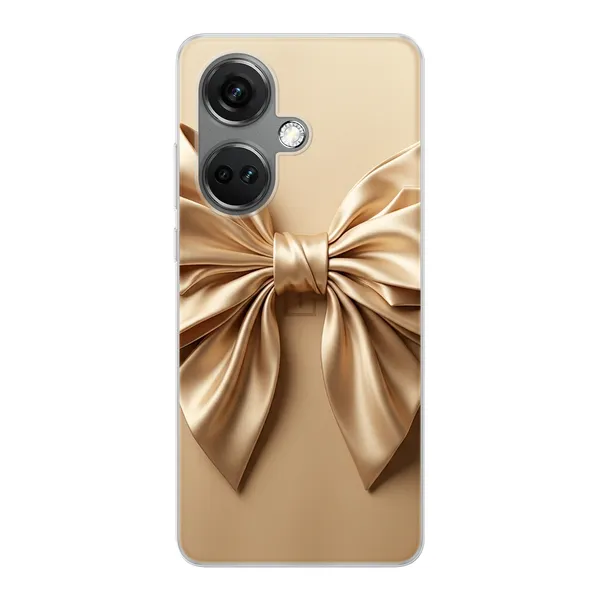 Champagne Satin Origami Bow Case