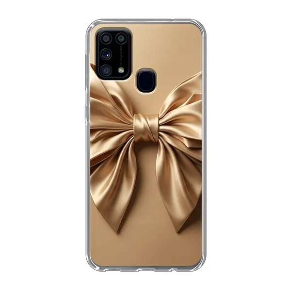 Champagne Satin Origami Bow Case