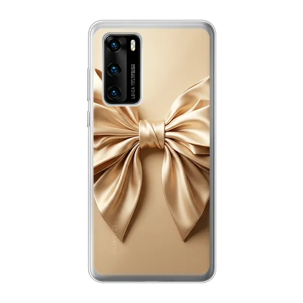 Champagne Satin Origami Bow Case