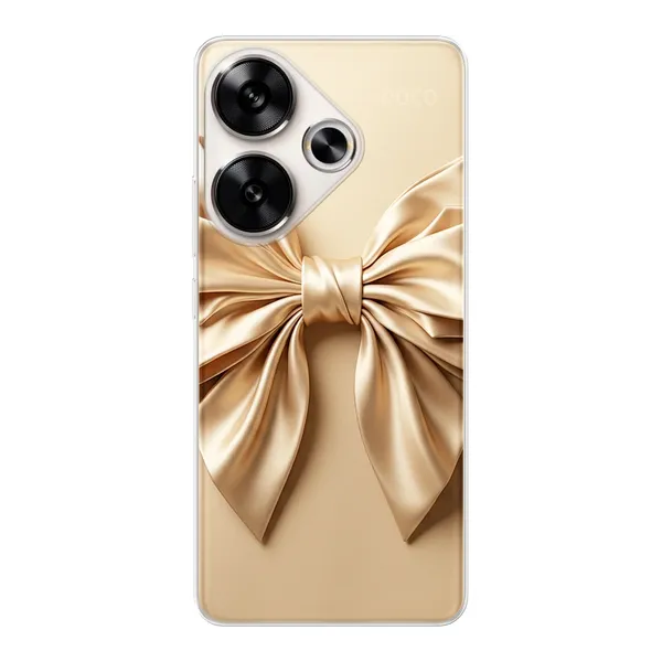 Champagne Satin Origami Bow Case