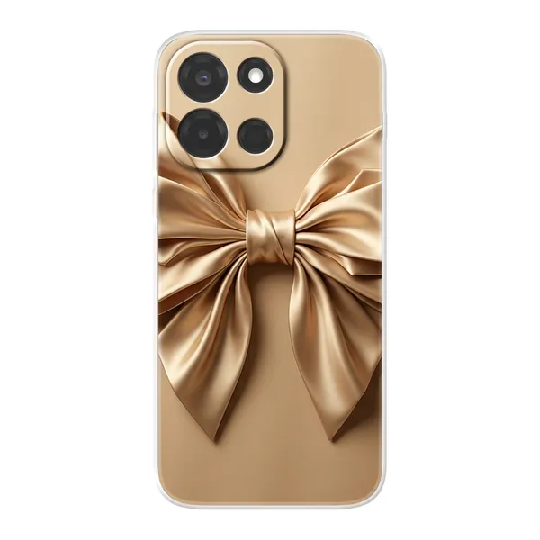 Champagne Satin Origami Bow Case