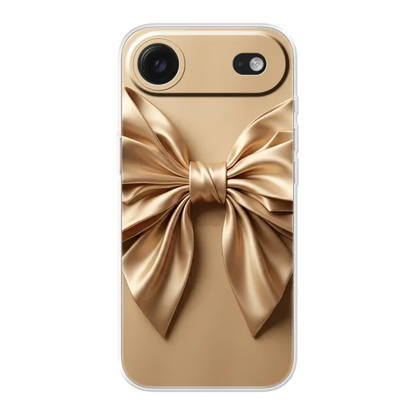 Champagne Satin Origami Bow Case
