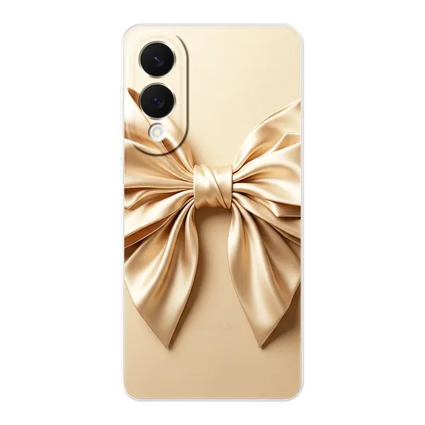 Champagne Satin Origami Bow Case