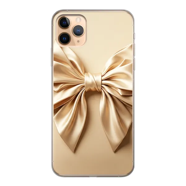 Champagne Satin Origami Bow Case